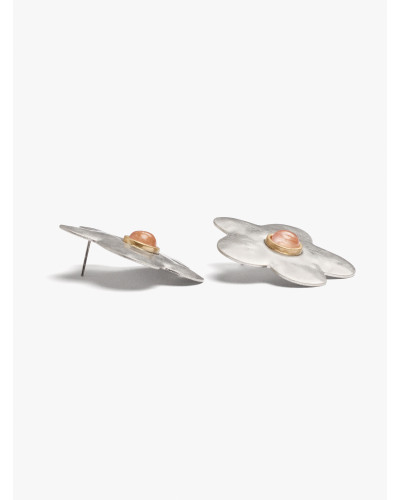 Pendientes Flor Piedra